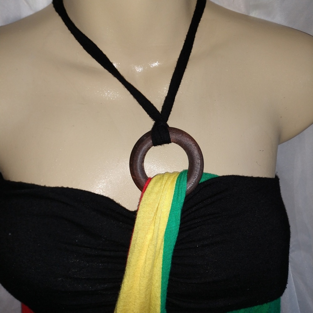 🛍️ACE Rastafarian halter tank - Picture 4 of 5